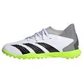 adidas Predator Accuracy.3 Football Shoes (Turf), FTWR White/core Black/Lucid Lemon, 2 UK