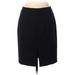 H&M Casual Skirt: Black Solid Bottoms - Women's Size 12