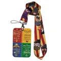 Porte-badge Poudlard pour enfants porte-cartes couverture de carte de bus longue UL lanière de