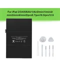 Tablet Battery For iPad 2 3 4 5 6 Air 1 Air 2 For iPad Mini 1 2 3 4 5 For iPad Pro 9.7 10.5 12.9