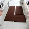 Water Absorption Bath Mat Set Anti-slip Bathroom Mat next to Washing Machine Living Room Bedroom