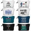 Organizer Toiletry Kit Nurse Cosmetic Bag Cartoon Letter Print Hospital Doctor Gift Makeup Bag Girl