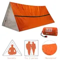 2Person Emergency Shelter Waterproof Thermal Blanket Rescue Survival Kit SOS Sleeping Bag Survival