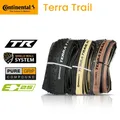 Continental Terra Trail 700x40C Tubeless Ready Road Bicycle Tire Black/Cream/Brown 3/180 TPI Folding