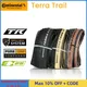 Continental Terra Trail 700x40C Tubeless Ready Road Bicycle Tire Black/Cream/Brown 3/180 TPI Folding