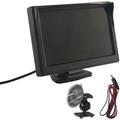 Tlily - Moniteur une éCran lcd hd tft 800X480 de 5 Pouces avec Double Support de pour CaméRa de