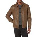 Tommy Hilfiger Herren Lederjacke Classic - Beige - X-Groß