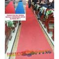 Bricoshopping - Passatoia tappeto rosso blu natale natalizio cerimonie matrimonio fuoriporta 1mt