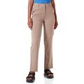 VERO MODA Damen VMZELDA HR Straight Pant NOOS Anzughose, Brown Lentil, 44/30