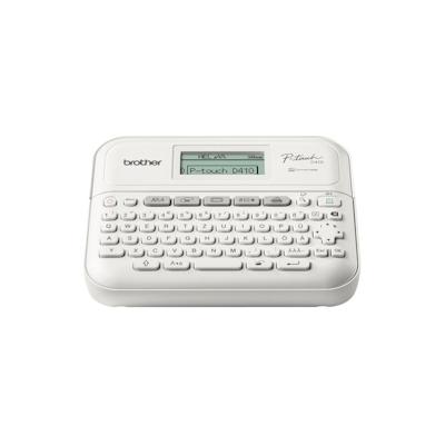 Brother Beschriftungsgerät P-touch D410, weiß, QWERTZ-Tastatur, USB-Schnittstelle