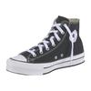 Plateausneaker CONVERSE "CHUCK TAYLOR ALL STAR EVA LIFT CANVAS", Gr. 37, schwarz-weiß (schwarz, weiß), Textil, sportlich, Schuhe
