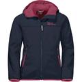 JACK WOLFSKIN Kinder Jacke FOURWINDS JACKET KIDS, Größe 128 in Schwarz