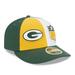 Men's New Era Yellow/Green Green Bay Packers 2023 Sideline Low Profile 59FIFTY Fitted Hat