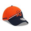 Men's New Era Orange/Navy Chicago Bears 2023 Sideline 39THIRTY Flex Hat