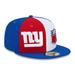Men's New Era Red/Royal York Giants 2023 Sideline 59FIFTY Fitted Hat