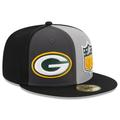 Men's New Era Gray/Black Green Bay Packers 2023 Sideline 59FIFTY Fitted Hat