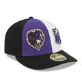 Men's New Era Purple/Black Baltimore Ravens 2023 Sideline Low Profile 59FIFTY Fitted Hat