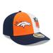 Men's New Era Orange/Navy Denver Broncos 2023 Sideline Low Profile 59FIFTY Fitted Hat