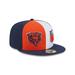 Men's New Era Orange/Navy Chicago Bears 2023 Sideline 59FIFTY Fitted Hat
