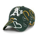 Girls Youth '47 Green Oakland Athletics Adore Clean Up Adjustable Hat