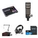 TASCAM Mixcast 4 Two-Person Podcast Value Kit with Limelight Mic, Boom Arm, and He MIXCAST 4