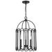 Savoy House Meridian 14" Wide Matte Black 3-Light Pendant