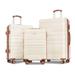 Luggage Sets Expandable ABS 3pcs Luggage Sets Hardside Suitcase Sets Spinner Suitcase with TSA Lock (20''24''28'')