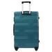 24" Carry On Luggage Travel Suitcase ABS Hardside Expandable Luggage, Antique blue green