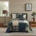 Woolrich Mill Creek Green Oversized Cotton Quilt Set