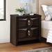 Tokyo Espresso 2-Drawer Nightstand