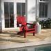 All-Weather Adirondack Chair with Swiveling Cupholder