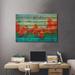 Red Barrel Studio® Islands On Wood by Andrada Anghel Print Wood in Blue/Brown/Green | 18 H x 26 W x 1.5 D in | Wayfair
