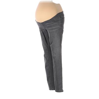 LED Luxe Essentials Denim Jeans: Gray Bottoms - Women's Size 25 Maternity