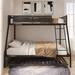 Merax Twin over Full Metal Bunk Bed with Trundle