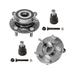 2014-2016 Mazda 3 Sport Front Wheel Hub and Ball Joint Kit - Detroit Axle