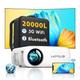 Projector, 20000 Lumen 5G WiFi Bluetooth 1080p Full HD Projector 4K Supported, 6D/4P Keystone 50% Zoom WiMiUS Portable Home Cinema Projector,Outdoor Movie Projector for iOS/Android/TV Stick/PS5/PPT