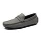Bruno Marc Men's Penny Loafer Slip-on Suede Driving Shoes,SBLS2334M,Dark Grey,8.5 UK /9.5 US