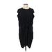 Diane von Furstenberg Casual Dress - Midi: Black Solid Dresses - Women's Size 2