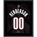 Scoot Henderson Portland Trail Blazers 10.5" x 13" #00 Black Jersey Sublimated Plaque
