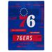 The Northwest Group Philadelphia 76ers 50" x 60" Digitize Raschel Throw Blanket