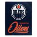 The Northwest Group Edmonton Oilers 50" x 60" Signature Raschel Plush Throw Blanket