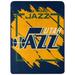 The Northwest Group Utah Jazz 46" x 60" Dimensional Micro Raschel Plush Throw Blanket