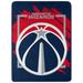 The Northwest Group Washington Wizards 46" x 60" Dimensional Micro Raschel Plush Throw Blanket