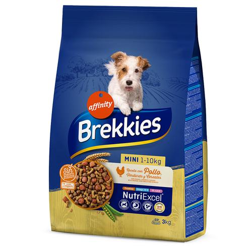 2x 3kg Brekkies Mini Huhn Hundefutter trocken