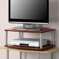 Ebern Designs Burke Two Tier Swivel Riser for TVs up to 26", Stainless Steel | Wayfair DF951143F3124232BEAA0AA73EDDA889