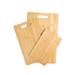 Lexi Home 3-piece Original Bamboo Cutting Board Set Bamboo | 16 H x 10 W x 1 D in | Wayfair LB6387