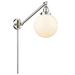 Innovations Lighting Beacon 1-Light Dimmable Plug-in Swing Arm Glass in Yellow/Brown | 25 H x 5 W x 21 D in | Wayfair 237-AB-G201- LED
