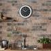 Seiko 13" Wall Clock in Gray | Wayfair QXA812SRH