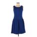 Cynthia by Cynthia Rowley Casual Dress: Blue Dresses - Women's Size 6