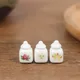 3 stücke 1:12 Puppenhaus Mini Keramik Lebensmittel Dosen Küche Keramik Miniaturen Zubehör Porzellan